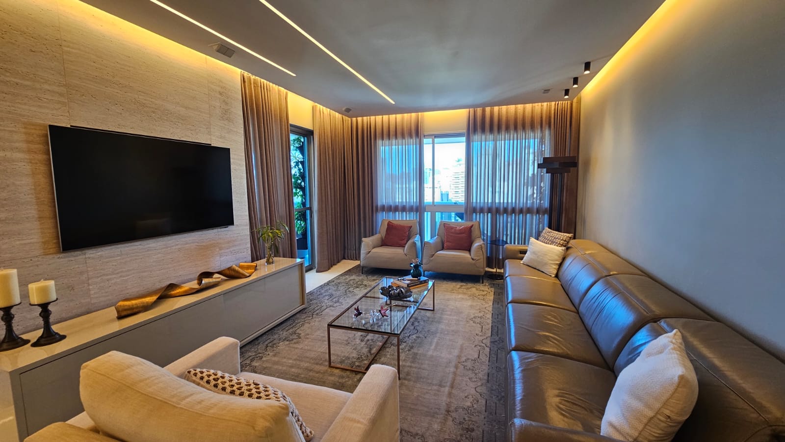 APARTAMENTO EXCLUSIVO MOBILIADO PARA LOCAÇÃO LOURDES 4 QUARTOS 4 SUITES 4 VAGAS — foto 3