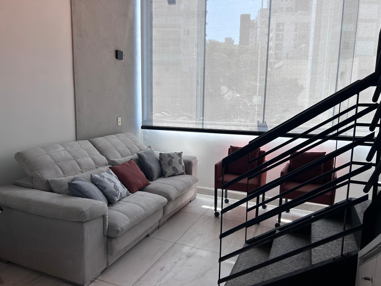 APARTAMENTO DUPLEX MOBILIADO A VENDA CARMO 1 QUARTO 1 SUÍTE 2 VAGAS